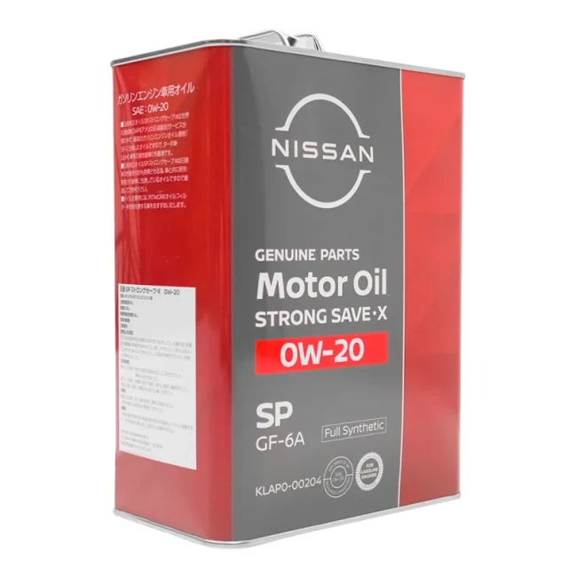 Моторное масло Nissan Strong Save X 0W-20 4л (KLAP000204)