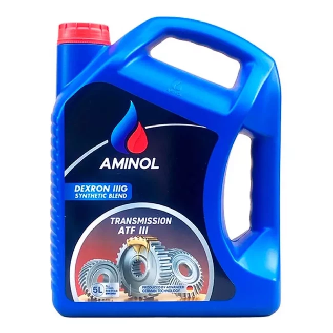 Трансмиссионное масло AMINOL Transmission ATF-III красное 5 л (AM158889)