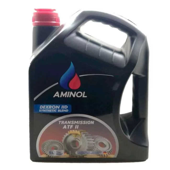 Трансмиссионное масло AMINOL Transmission Kinetic ATF-IID красное 5 л (AM158887) Трансмиссионное масло AMINOL Transmission Kinetic ATF-IID красное 5 л (AM158887)