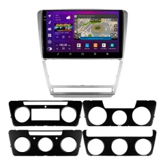 Мультимедийная система Phantom DVA-2K10 Pro Max 4G 360° 8+128 Skoda Octavia (1Z) 2007-2014