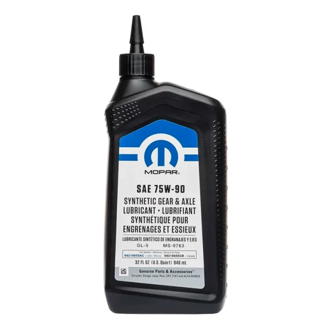 Трансмиссионное масло Mopar Synthetic Gear GL-5 75W-90 0,946л (68218654AB)