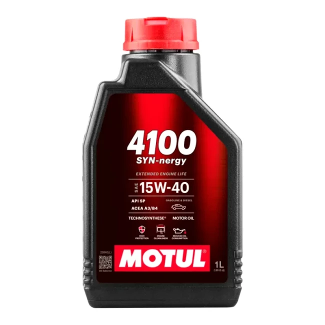 Моторное масло Motul 4100 Syn-nergy 15W-40 1л (386501)