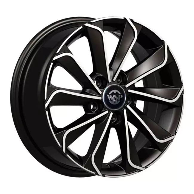 WSP ITALY WD003 CORINTO (R16 6,5 5×114,3 ET45) GLOSSY BLACK POLISHED