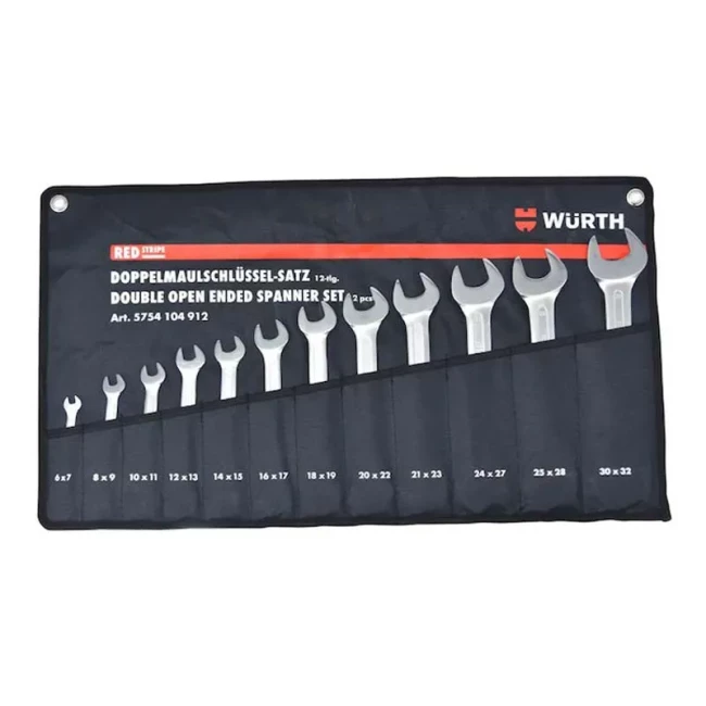 Набор ключей рожковых WURTH Red Stripe WS6-32 12шт (5754104912) Набор ключей рожковых WURTH Red Stripe WS6-32 12шт (5754104912)
