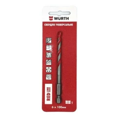 Сверло универсальное WURTH Red Line 10х120мм (1641201012)