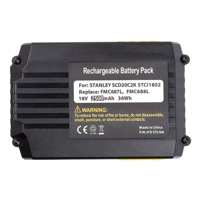 Аккумулятор Power Plant STANLEY 18V 2.5Ah Li-ion (FMC687L/TB921119)