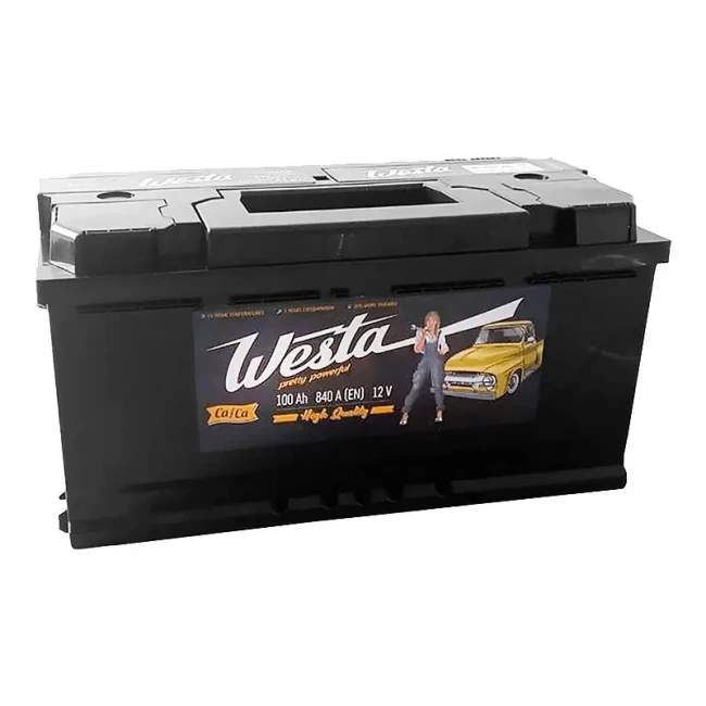 Автомобильный аккумулятор WESTA Pretty Powerful 6CT-100Ah АзЕ (WPP100)