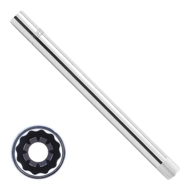 Головка свечная Toptul 14мм 3/8" L250мм (BSBA1214L) Головка свечная Toptul 14мм 3/8" L250мм (BSBA1214L)