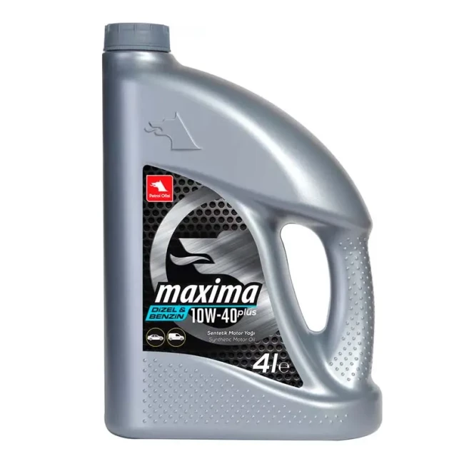 Моторное масло Petrol Ofisi Maxima 10W-40 Plus 4л (11144-61YG)