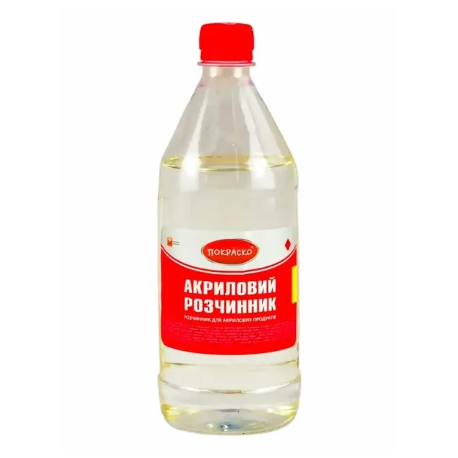 Растворитель Покраско акриловый 1л/065кг (Покраско уайт-сп 1л/0,65)