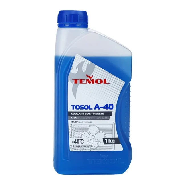 Тосол Temol A-40 G11 -40°C синий 1л