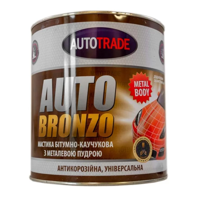 Мастика битумно-каучуковая Autotrade бронза 1л (22308)
