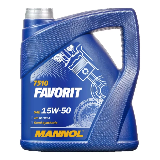 Моторное масло MANNOL FAVORIT SAE 15W-50 4л (MN7510-4)