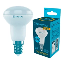 Лампа светодиодная Crystal Gold 5W E14 4000K (R50-003)