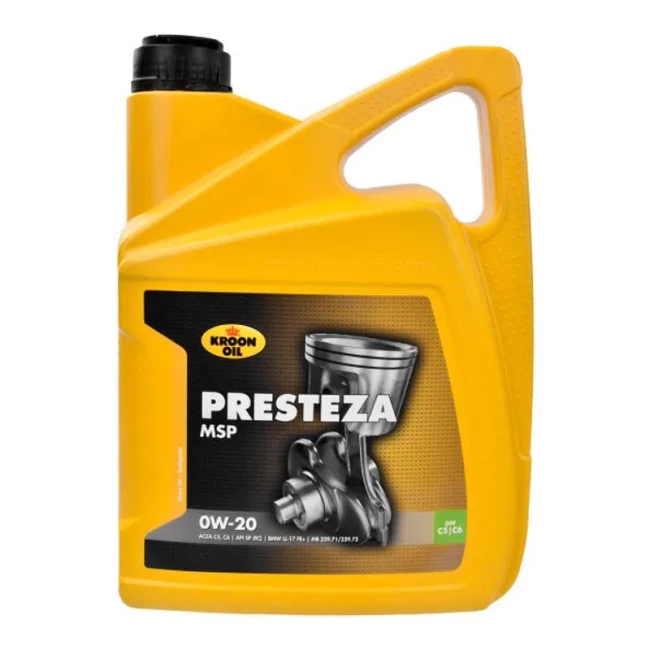Моторное масло Kroon Oil Presteza MSP 0W-20 5л (36497) Моторное масло Kroon Oil Presteza MSP 0W-20 5л (36497)
