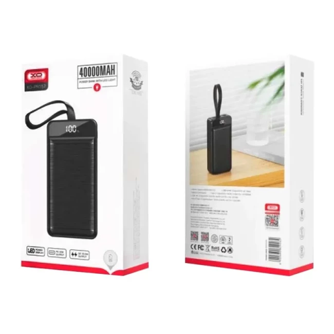 Внешний аккумулятор XO-PR157-40000mAh Black (XO-PR157/29213)