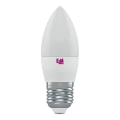 Лампа светодиодная свеча ELM 7W E27 4000K (18-0049)
