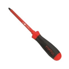 Отвертка крестовая Toptul PH1x100мм изолированная (FBEB0110)