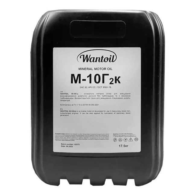 Моторное масло Wantoil М-10Г2к 17,5кг