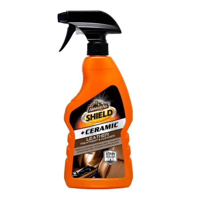 Керамічний очисник шкіряних поверхонь ArmorAll Shield + Ceramic Leather Treatment & Cleaner 500мл (Е303507200)