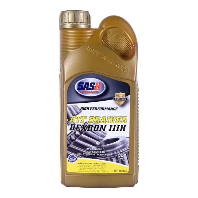 Трансмиссионное масло SASH ATF DRAIVER DEXRON III-H 1л (100868)