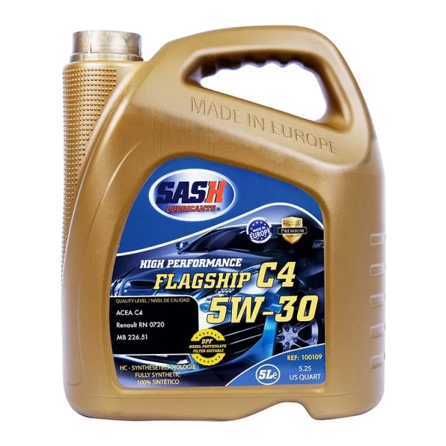 Моторное масло SASH FLAGSHIP C4 5W-30 5л (100109)