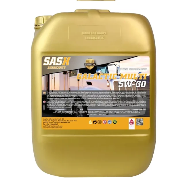 Моторное масло SASH GALACTIC MULTI 5W-30 20л (105646)