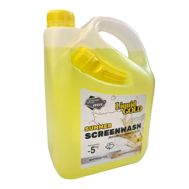 Омыватель стекла Liquid Gold -5°C желтый 4л (513049)