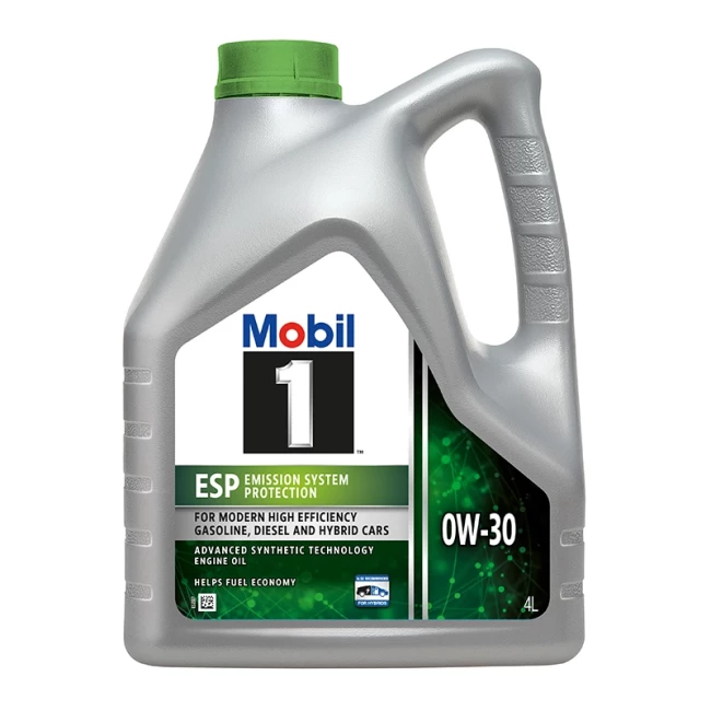 Масло моторное MOBIL 1 ESP 0W-30 4л (MOBIL1ESP0W304L) Масло моторное MOBIL 1 ESP 0W-30 4л (MOBIL1ESP0W304L)