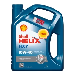Моторное масло Shell Helix HX7 10W-40, 5 л