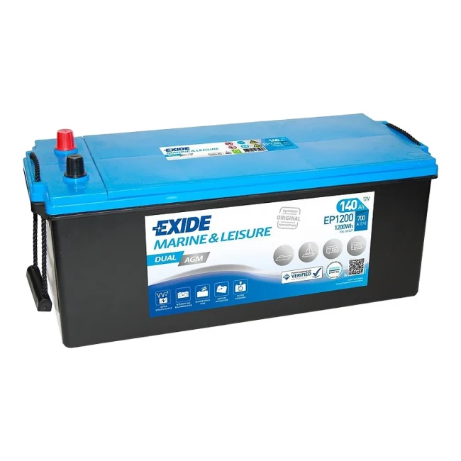 Грузовой аккумулятор EXIDE 6СТ-140Ah Аз (EP1200)