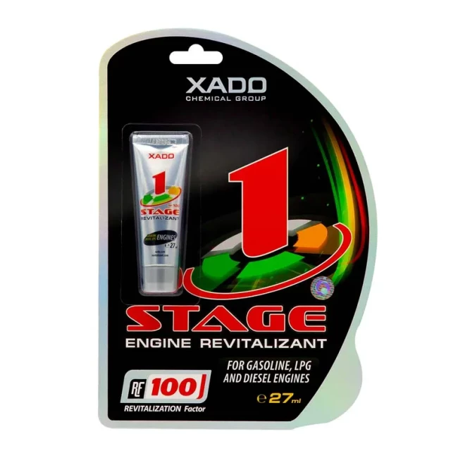 Ревитализант XADO 1 Stage для бензиновых и дизельных двигателей 27мл (XA10024)