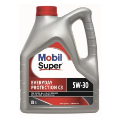 Моторное масло Mobil Super Everyday Protection C3 5W-30/4 л (158016)