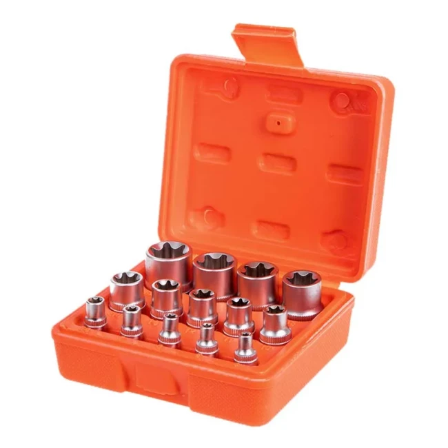 Набор головок Alloid торкс 1/4"-3/8"-1/2" (DR Е4-Е24 14)