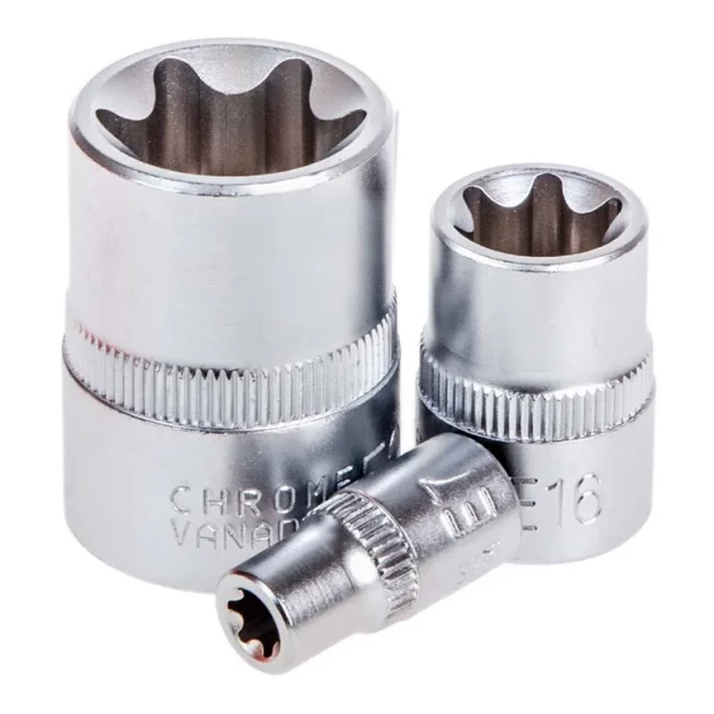 Набор головок Alloid торкс 1/4"-3/8"-1/2" (DR Е4-Е24 14)
