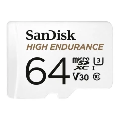 Карта памяти SanDisk MicroSDXC 64GB UHS-I/U3 Class 10 High Endurance R100/W40MB/s + SD-adapter
