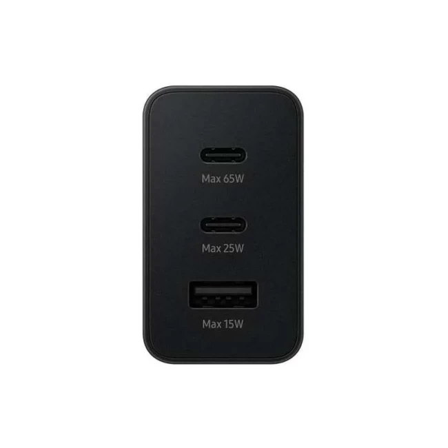 Сетевая зарядка SAMSUNG 65W Power Adapter Trio Черная (EP-T6530NBEGEU)
