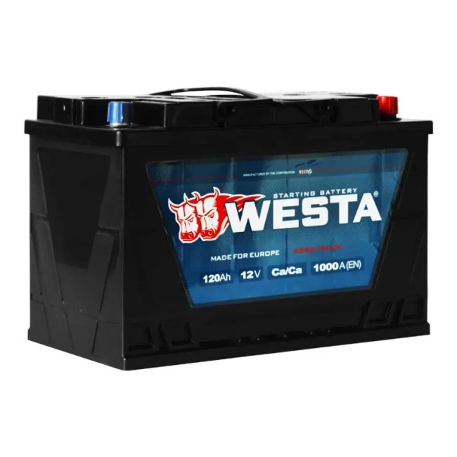 Автомобільний акумулятор WESTA 6CT-120Ah АзЕ (WT120)
