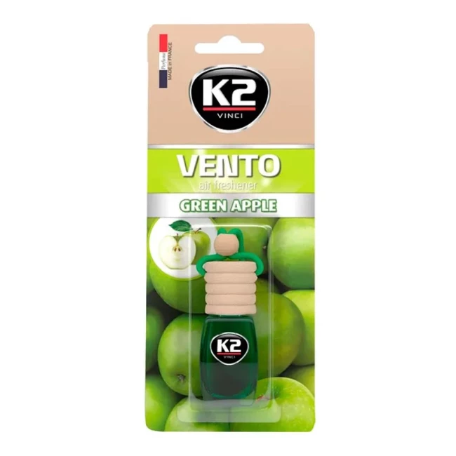 Автомобильный ароматизатор K2 VINCI VENTO SOLO REFILL GREEN APPLE 8ML (V402)