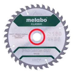 Диск пильний Metabo Precision Cut Classic 36WZ