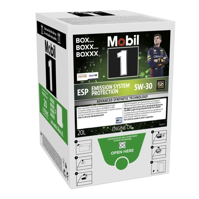 Моторное масло Mobil 1 ESP 5W-30 BAG-IN-BOX 20л (157253)