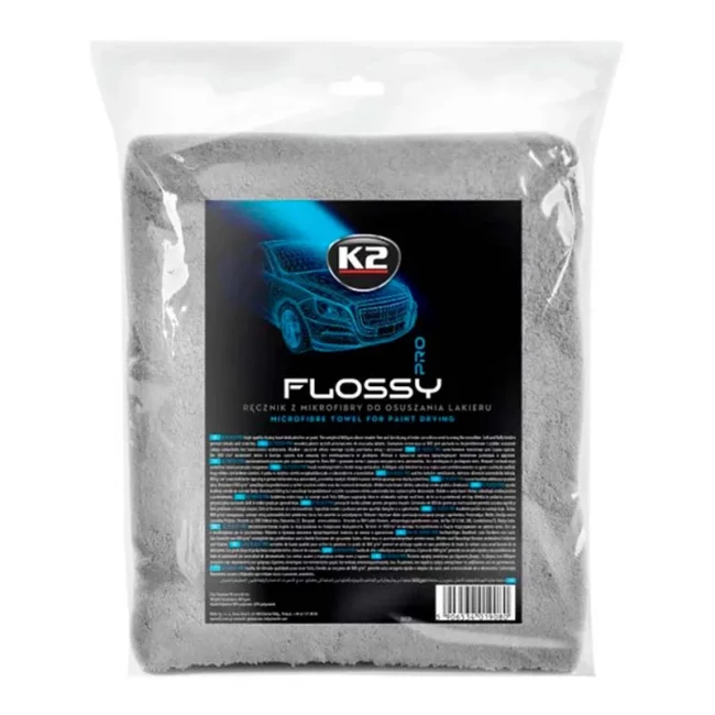 Полотенце из микрофибры для сушки лакокрасочной поверхности K2 Flossy PRO 90x60сm (D0220)