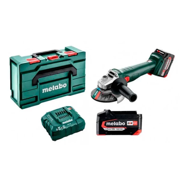 Шлифмашина угловая аккумуляторная Metabo W 18 L 9-125 Quick (602249650)