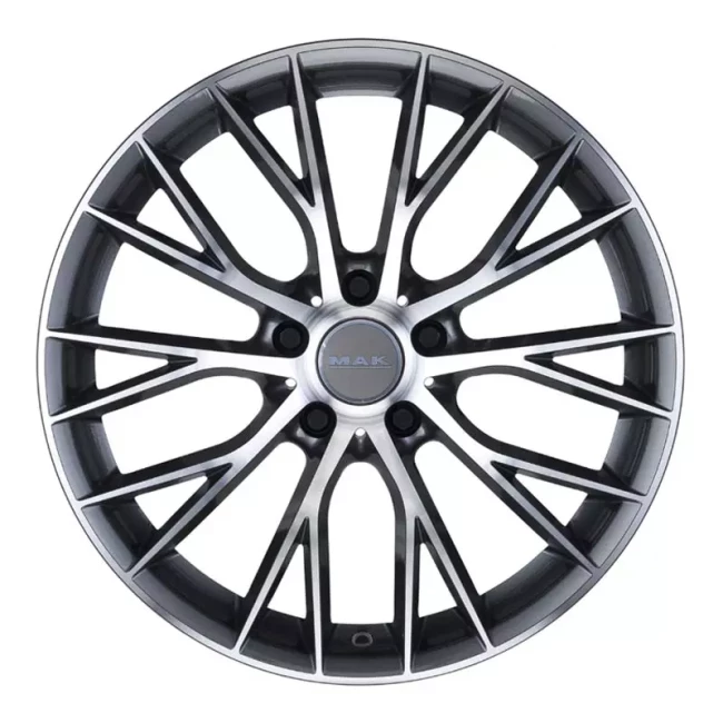 Диск MAK MUNCHEN (R20 9,5 5x120 ET44 72,6) GUN MET-MIRROR FACE