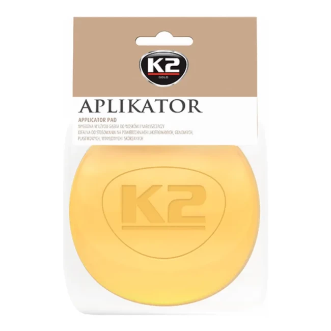 Губка-аппликатор для восков и полиролей K2 GOLD APLIKATOR (L710)