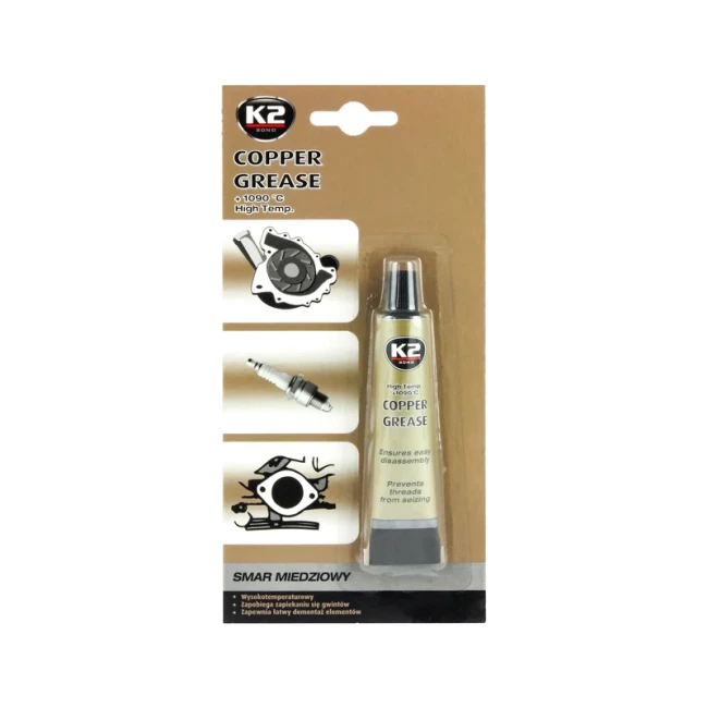Мідне мастило K2 BOND COPPER GREASE 20 г (B401) Мідне мастило K2 BOND COPPER GREASE 20 г (B401)
