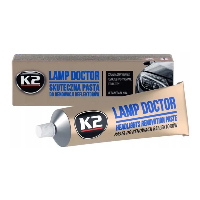 Паста для полірування фар K2 Pro Lamp Doctor 60G (L3050) Паста для полірування фар K2 Pro Lamp Doctor 60G (L3050)