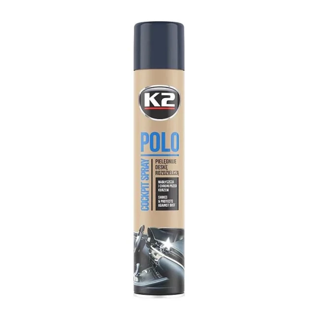 Полироль для пластика торпеды K2 PERFECT POLO COCKPIT SPRAY MAN 750мл (K407MA0)