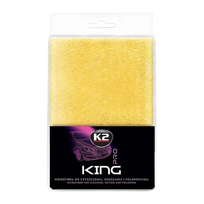 Полотенце влагоуборочное K2 KING PRO для удаления остатков полироля и воска 40x60см (M434)