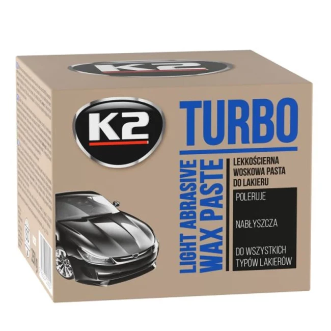 Восковая паста для полировки кузова K2 TURBO 250G (K004)